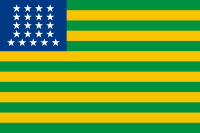  Bandera de la Rep&uacute;blica Brasile&ntilde;a (15 al 19 de noviembre de 1889)